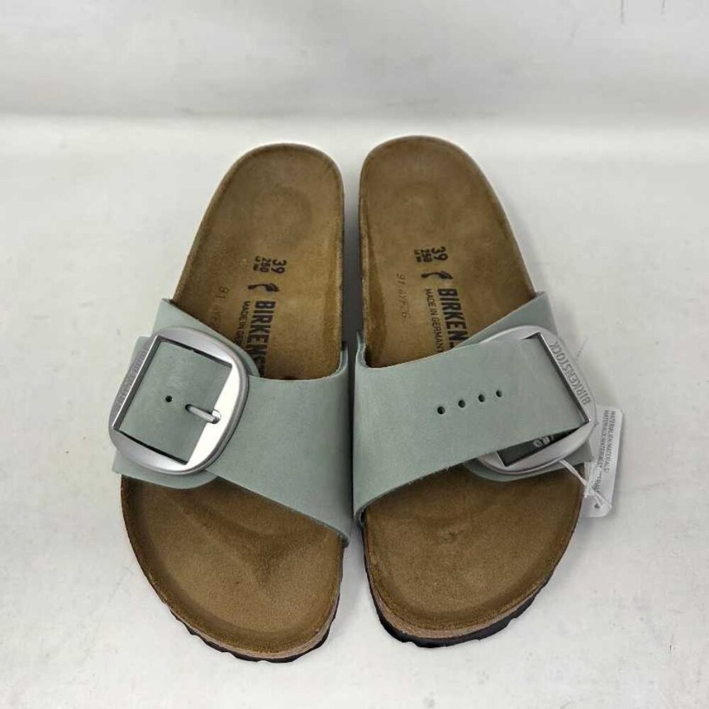 New women's 39 (US 8) Narrow fit Birkenstock Madrid Big Buckle sandals Pure Sage - Picture 7 of 11